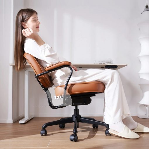Sihoo L3 Mid-Century Luxury Leather Chair - Image 6