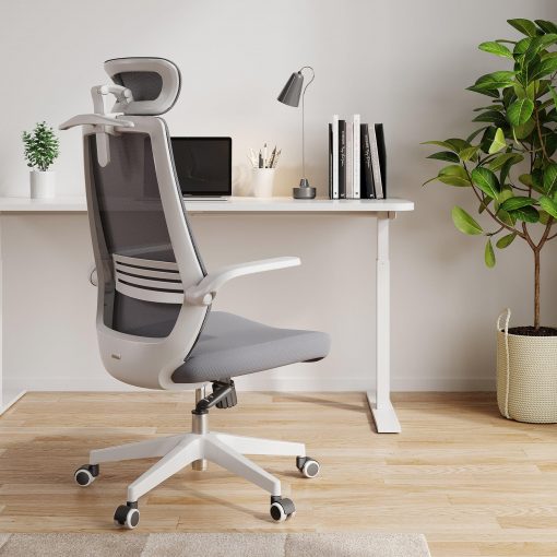 M76A Ergonomic Office Chair with Headrest - Image 6