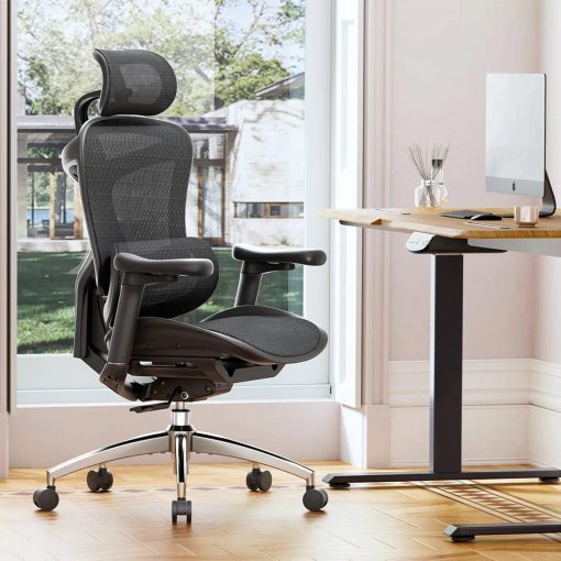 Doro C300 Ergonomic Office Chair with Enhanced Support Headrest - Image 2